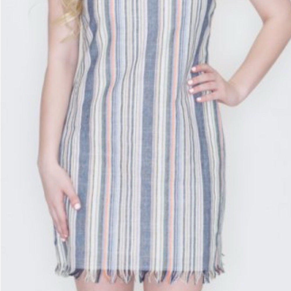 Striped Sleeveless Dress